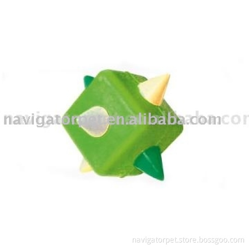 Pet Rubber Toy (Rectangle 6 stings)